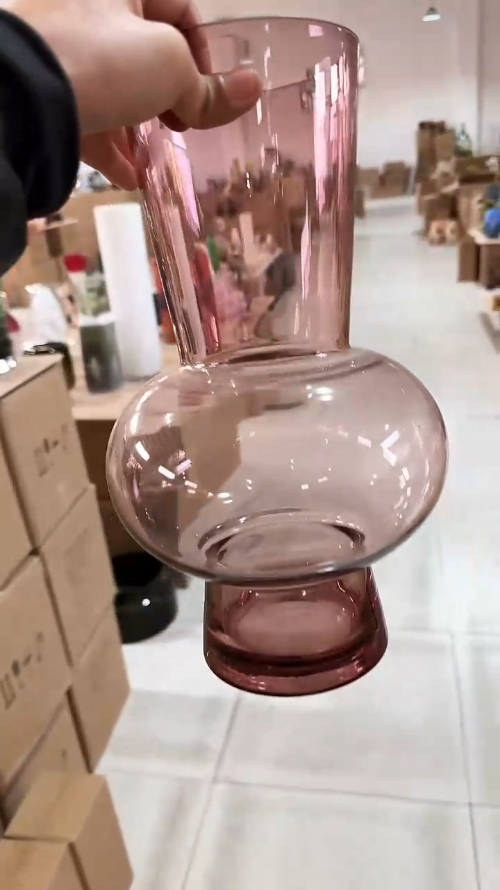 【闪购商品】玻璃紫红色大肚