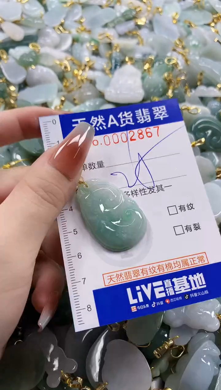 颈饰未镶嵌翡翠天然A货翡翠