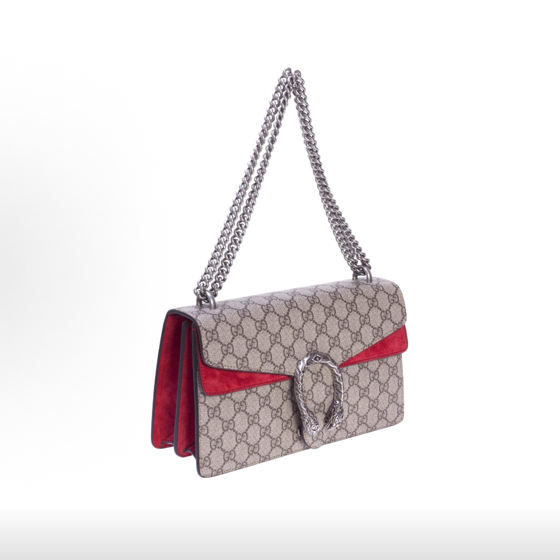 95新 GUCCI/古驰 酒神 红拼 中号-G0798