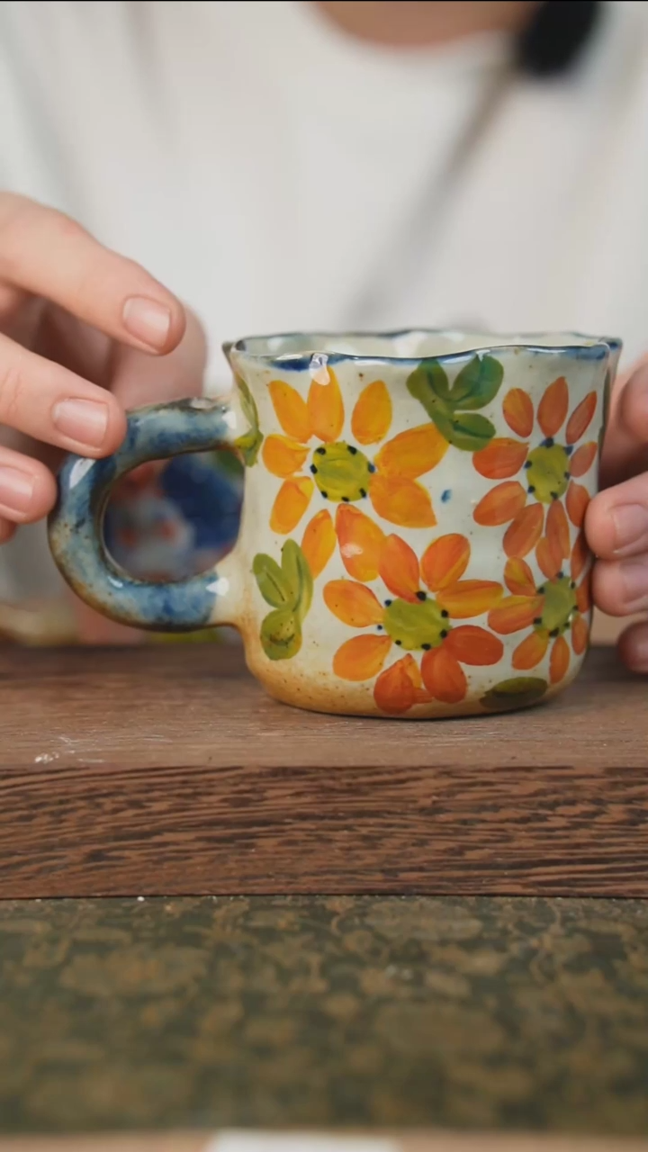 摆件泥垚手作 景德镇手工手绘器物