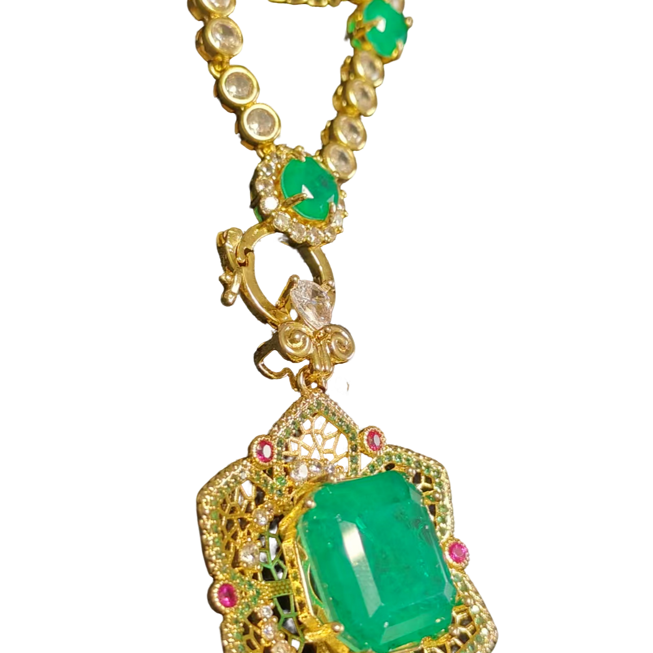 非金属珐琅吊坠 轻奢气质时尚百搭简约精致吊坠zxz28904