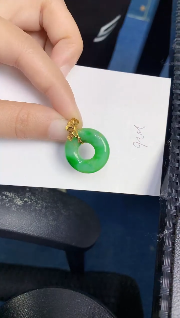 【闪购商品】翡翠颈饰18K金镶嵌000000000