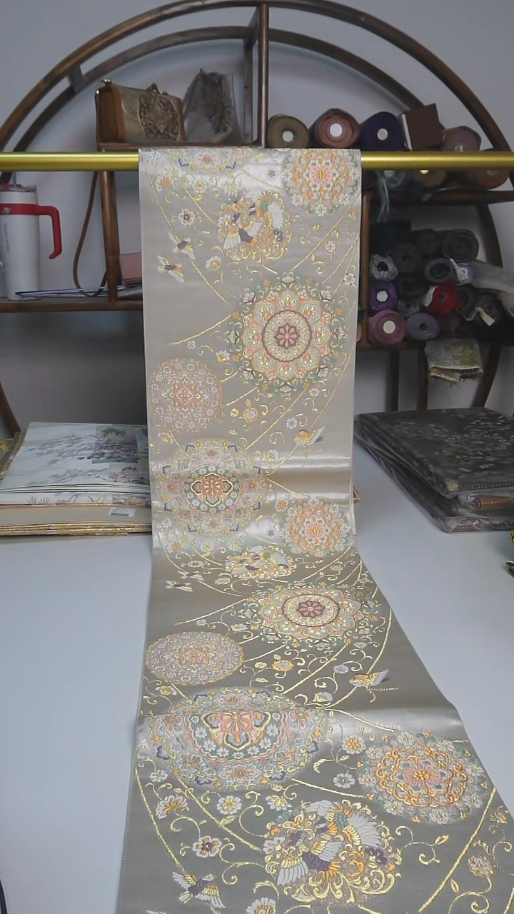 【闪购商品】织绣31西阵织六通宝相花