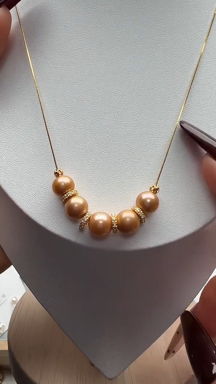 颈饰银S925镶嵌淡水珍珠永丽珍珠严选