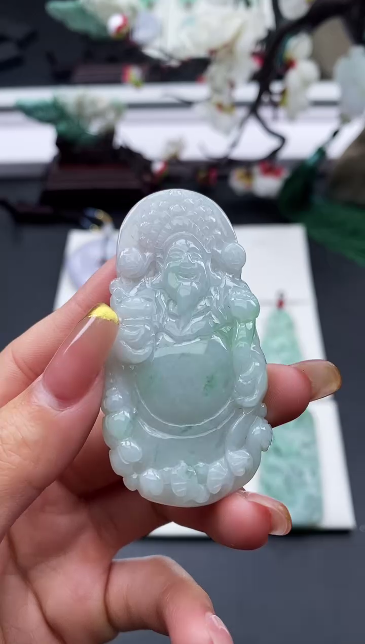 【闪购商品】翡翠颈饰未镶嵌天然缅甸A货翡翠