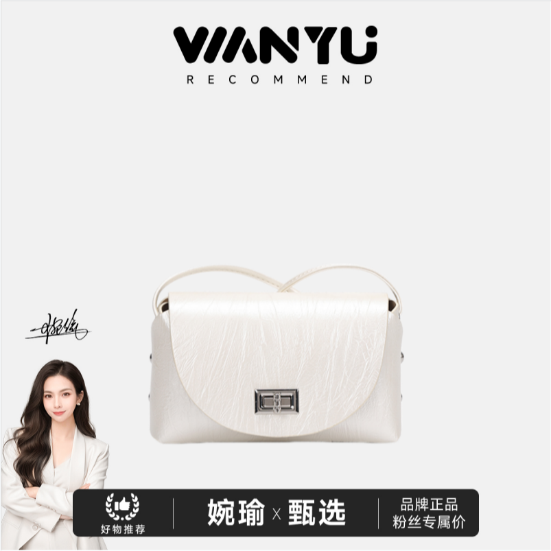 【白云朵】/新款时尚百搭手提单肩包G2256白色