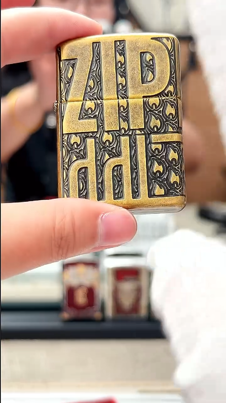 Zippo官方正品 古铜精雕