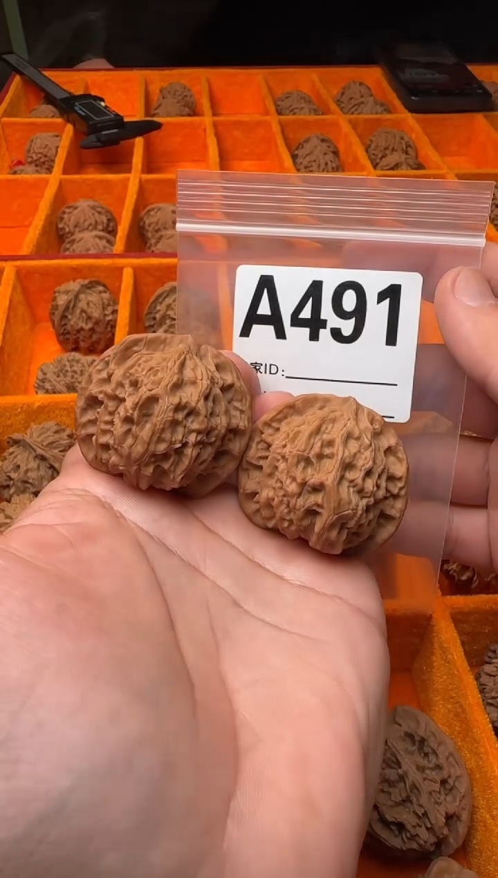 吊坠文玩核桃狻猊39-A491