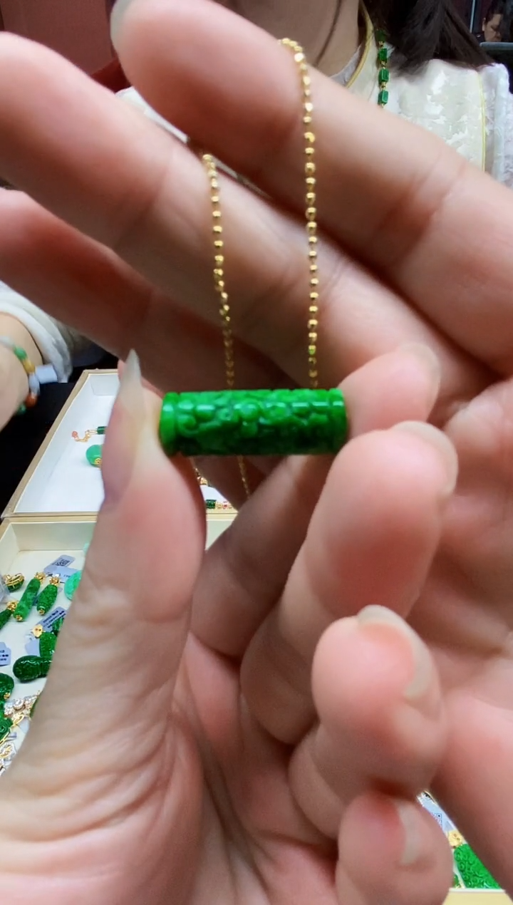 颈饰未镶嵌翡翠翡翠吊坠