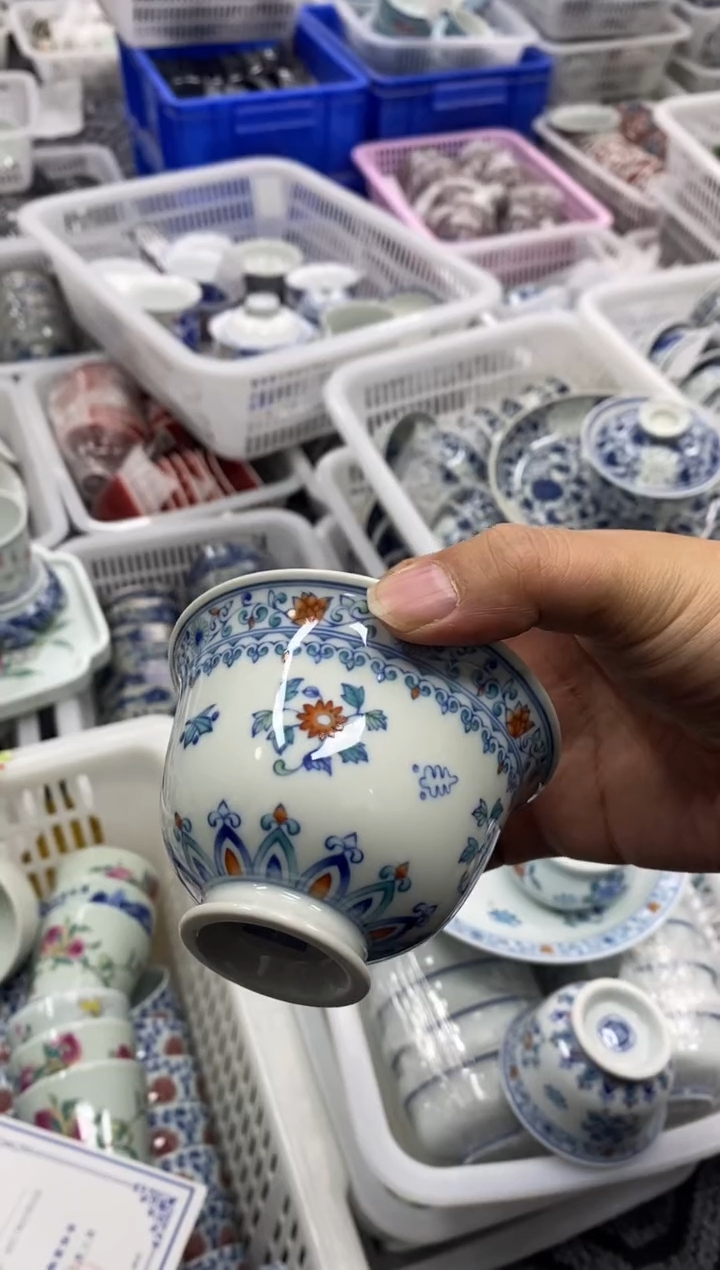 陶瓷景德陶瓷茶具容量约140