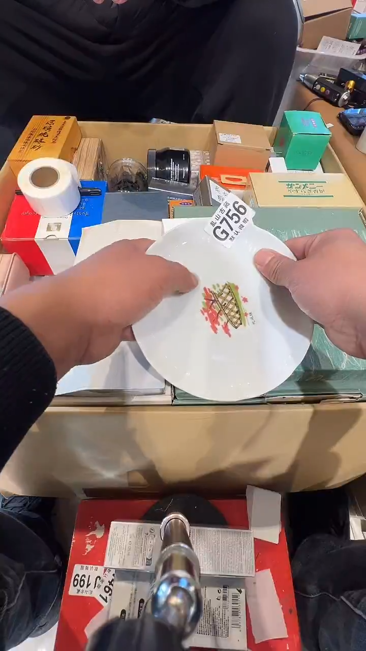 瓷片鸿*乱山瓷片G756