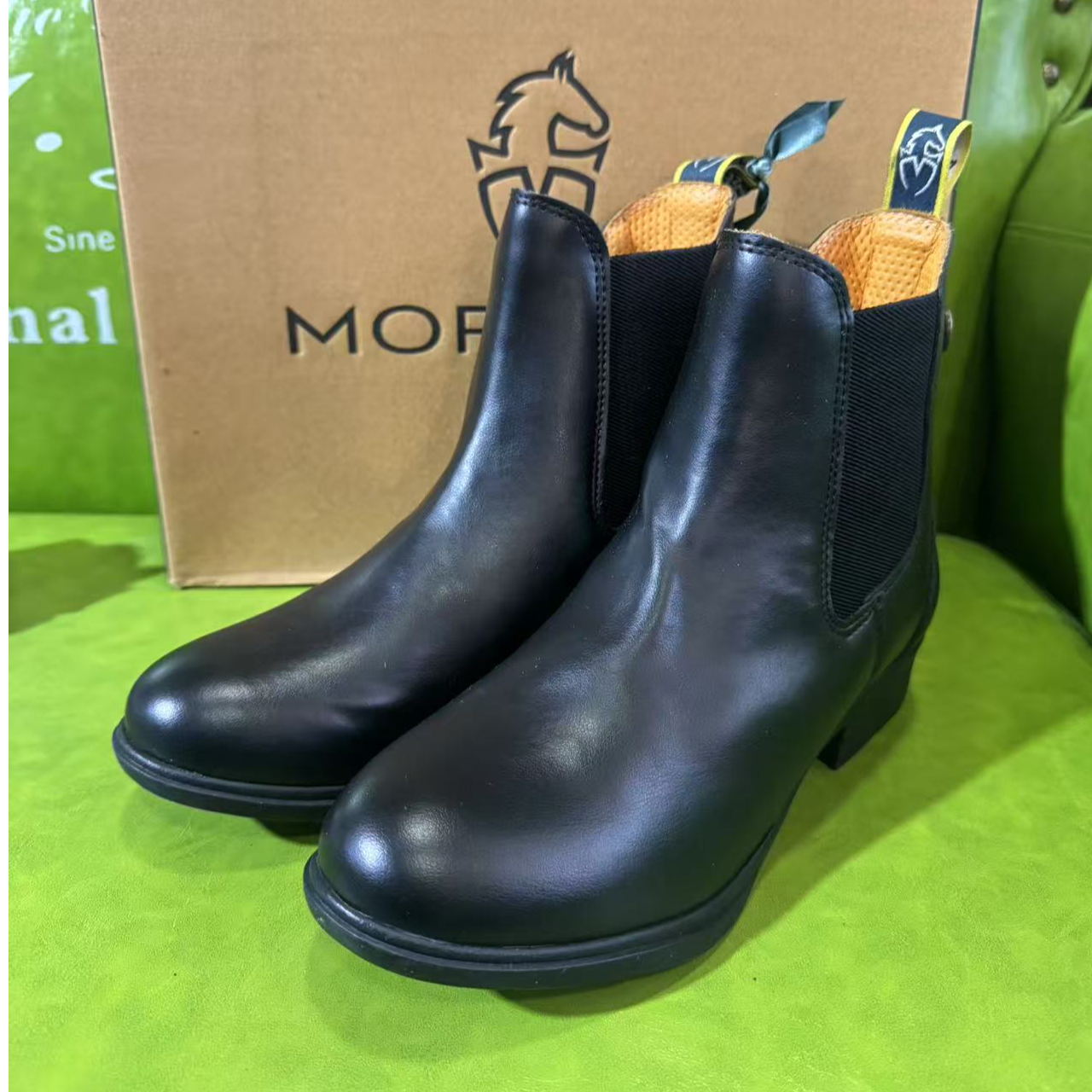 马术短靴骑马靴骑士马靴耐磨防滑减震鞋底