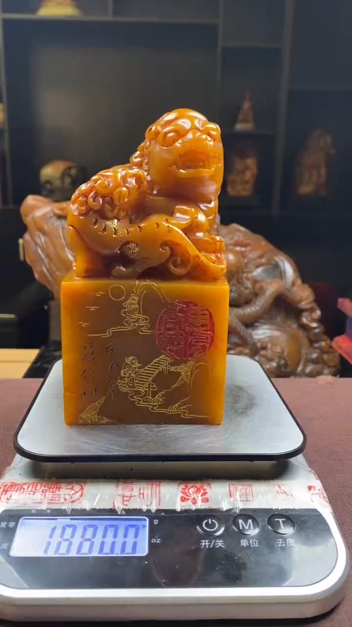 【闪购商品】寿山石印石田黄古兽玺