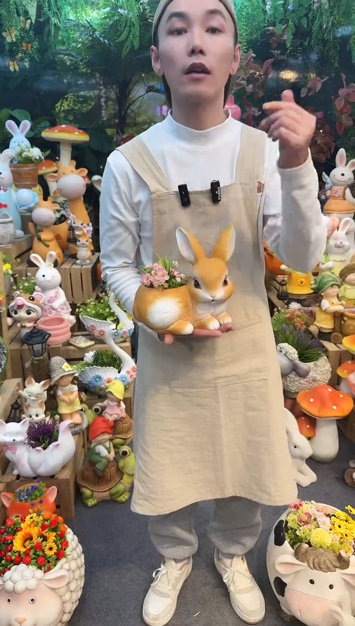 户外花园庭院花盆&00&