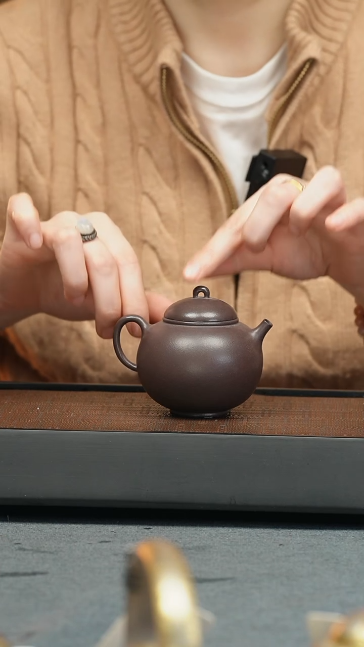 【闪购商品】紫砂茶壶五堂 如实（天青泥）