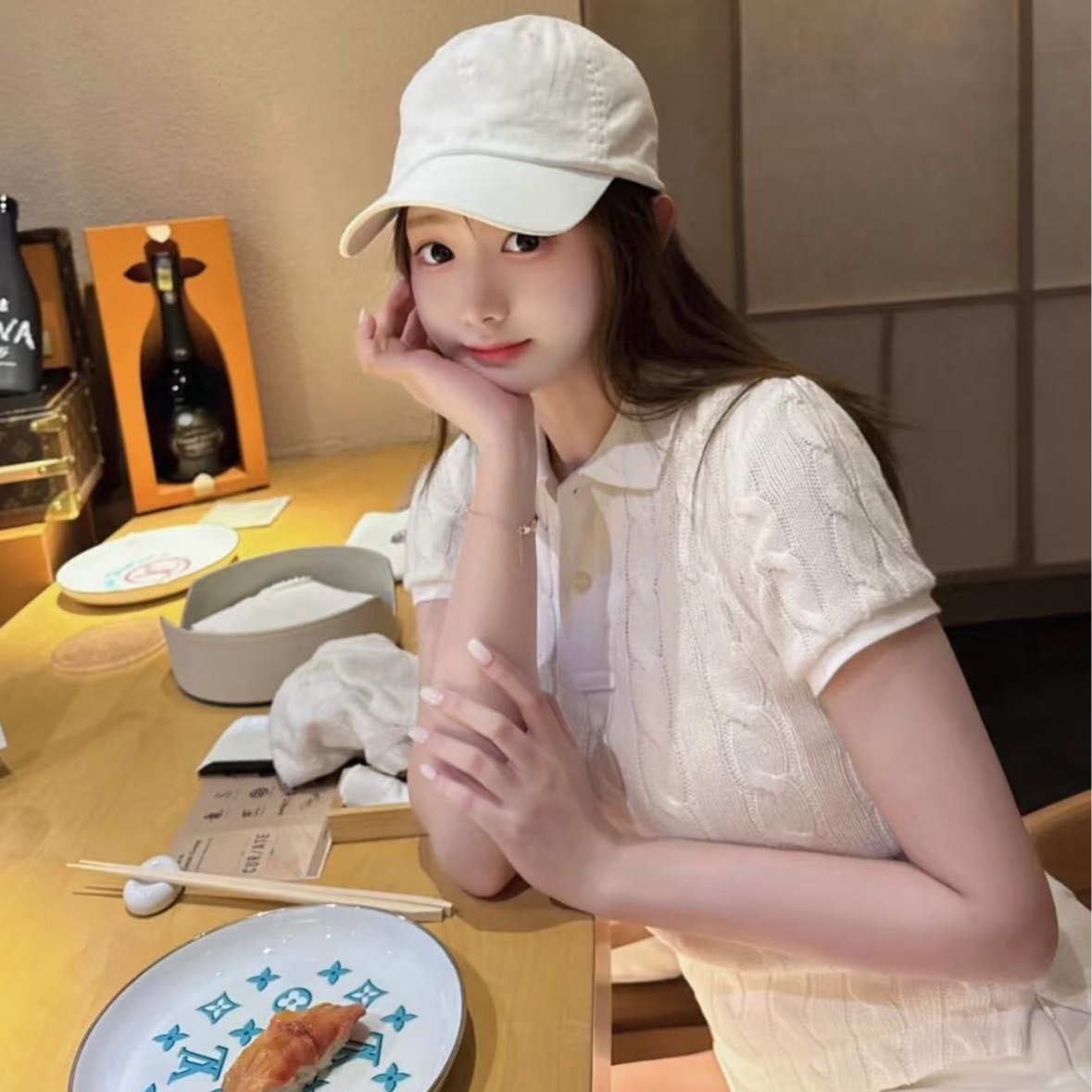 经典 时尚 刺绣小马 麻花POLO领套头T恤女款 百搭