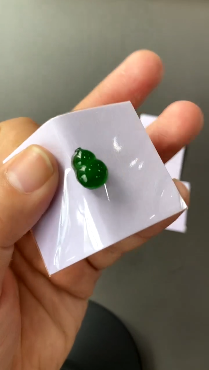 【闪购商品】定制翡翠银S925镶嵌葫芦