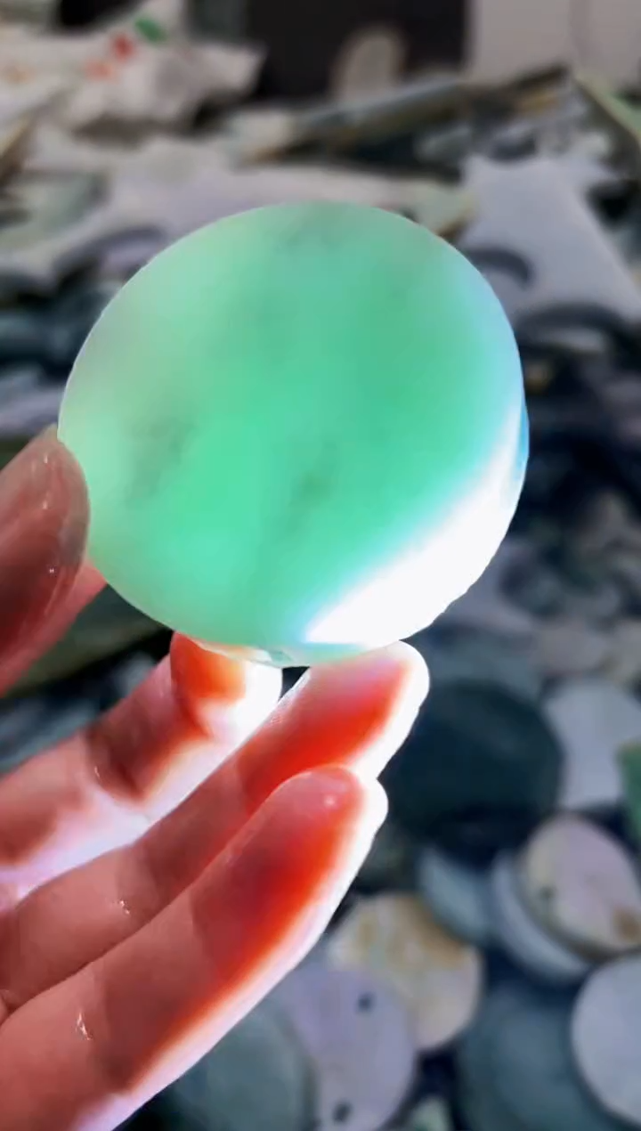 【闪购商品】翡翠颈饰未镶嵌A货白文1923