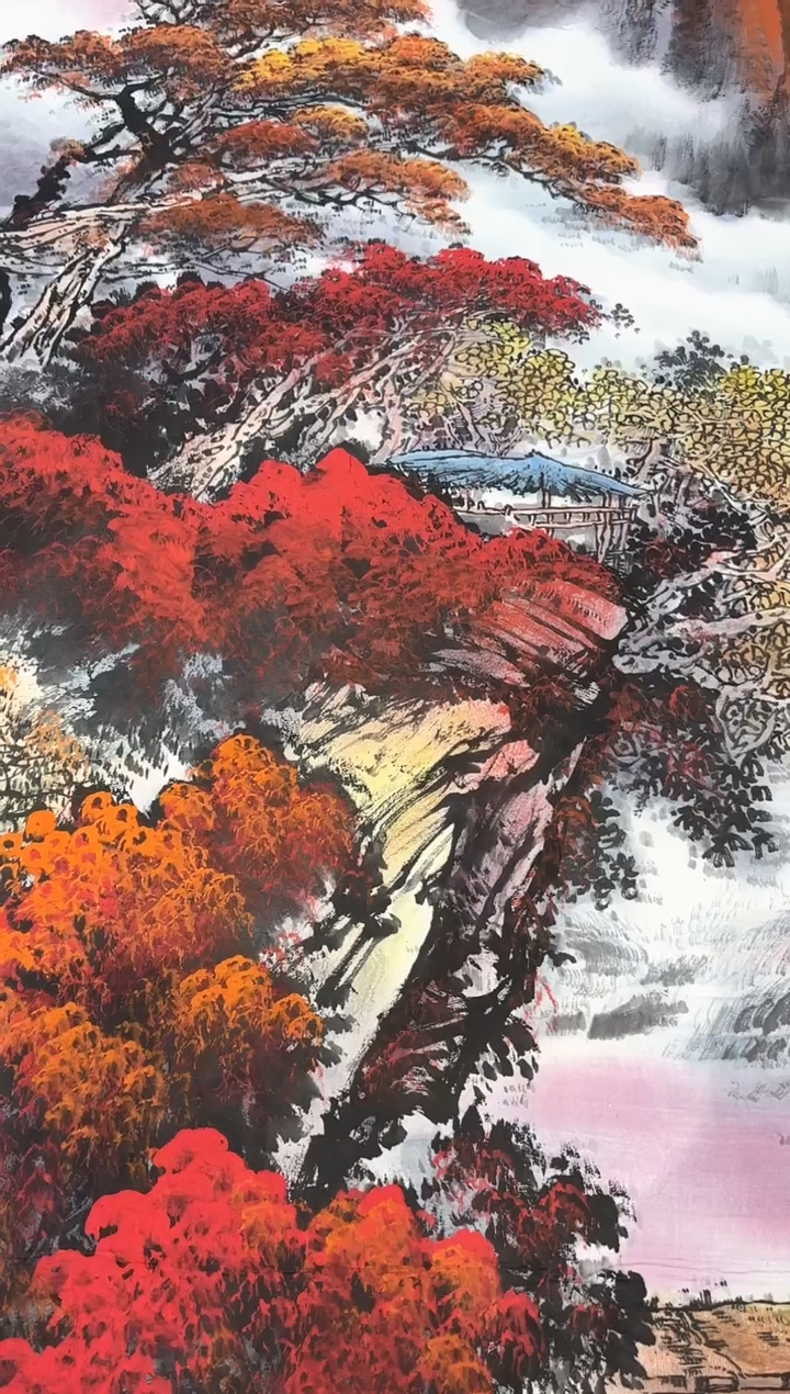 【闪购商品】国画周建真老师亲笔绘画作品27-66