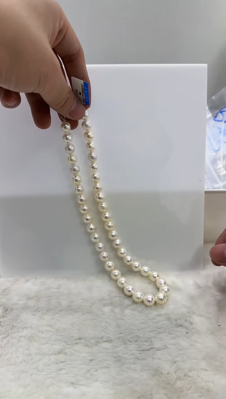 【闪购商品】海水珍珠DA银S925镶嵌ss122 akoya串链9