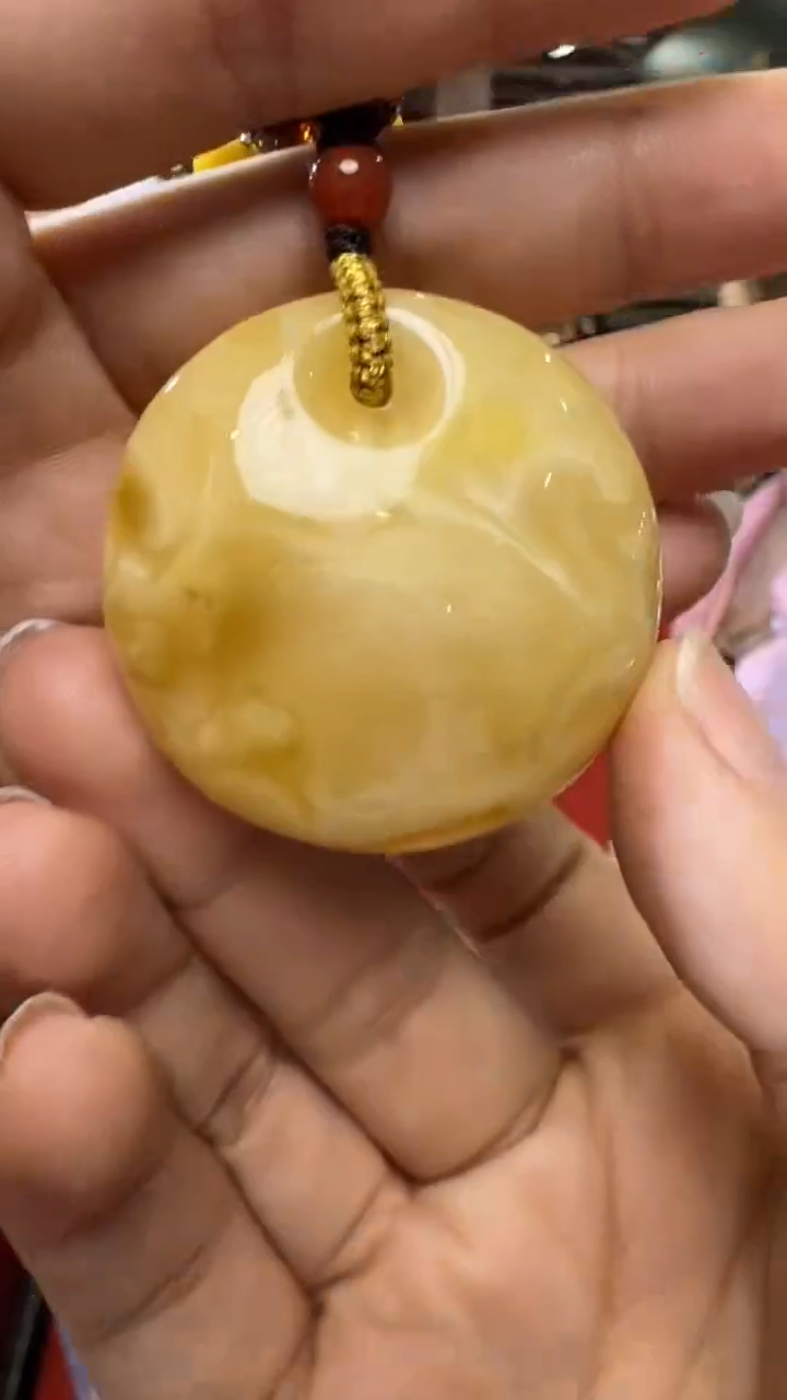 未镶嵌颈饰琥珀杭州珠宝展假一罚十