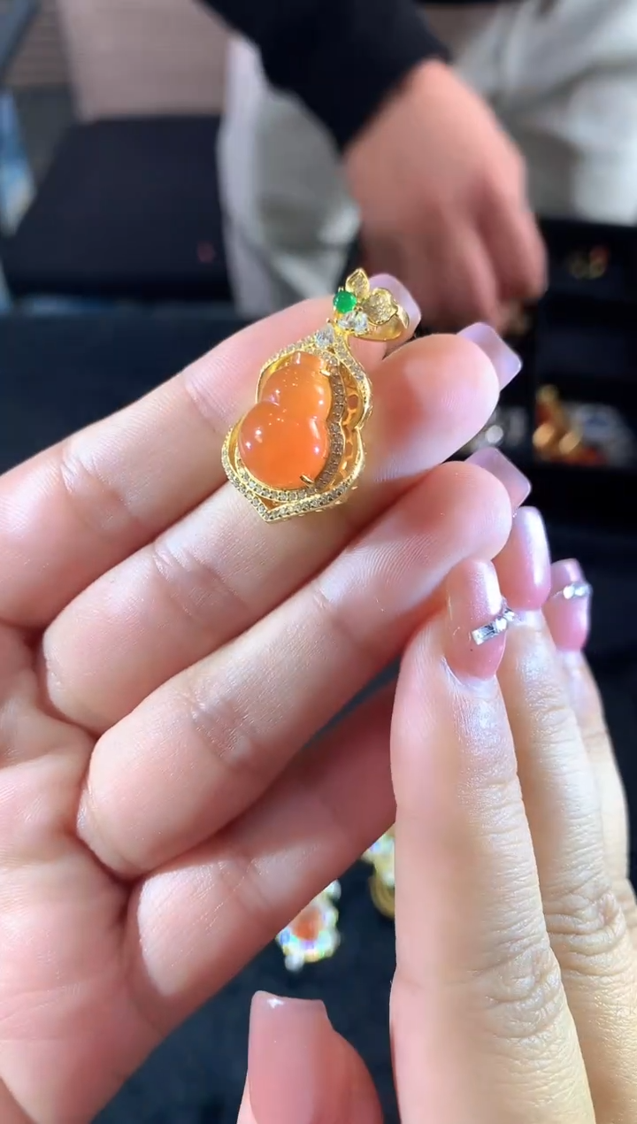 【闪购商品】玛瑙/玉髓吊坠（不含链）未镶嵌094xhrs时尚