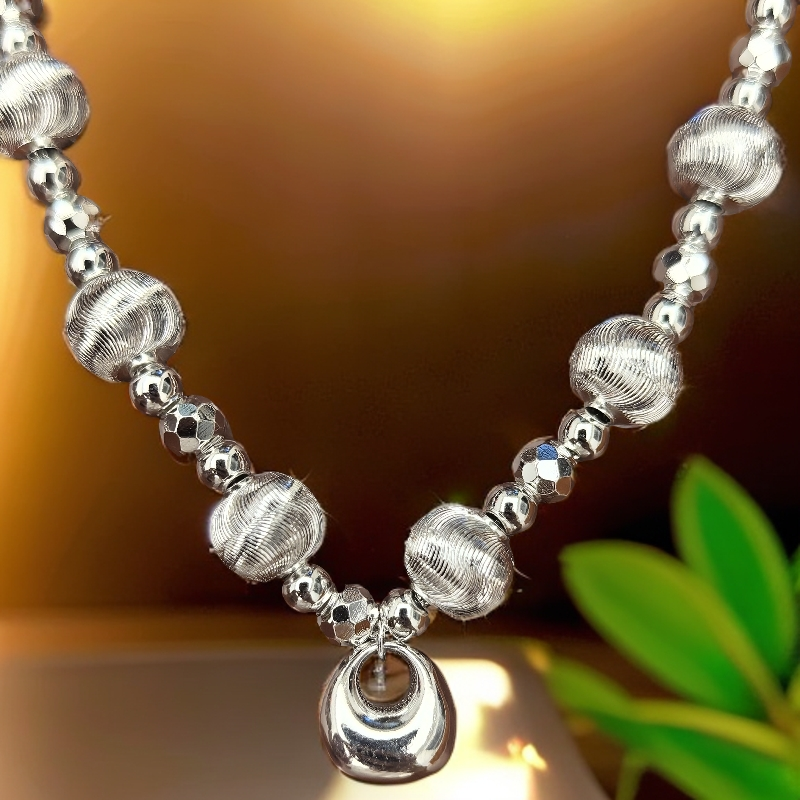 足银手链 蹦迪珠时尚百搭手链