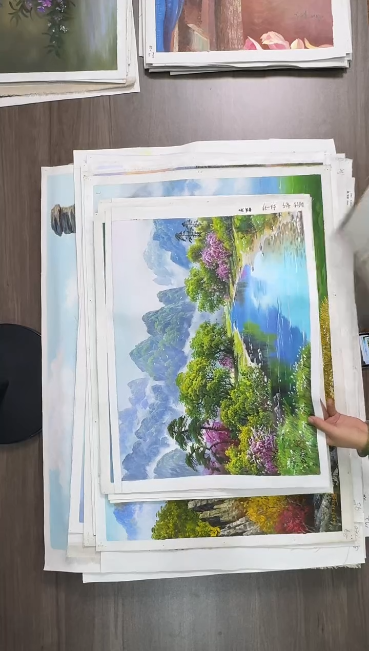 油画【75号】约53*35cm丨朝鲜原创纯手绘孤品油画丨顺丰包邮