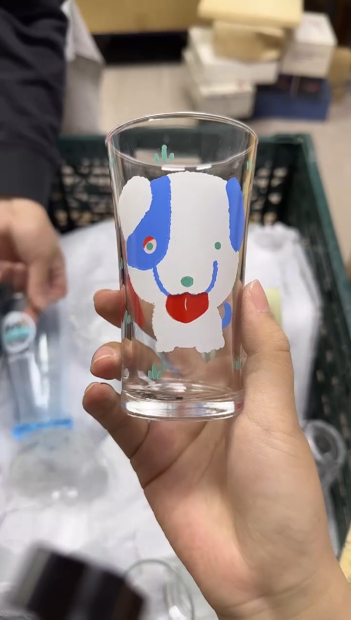 手工艺品玻璃马***狗595