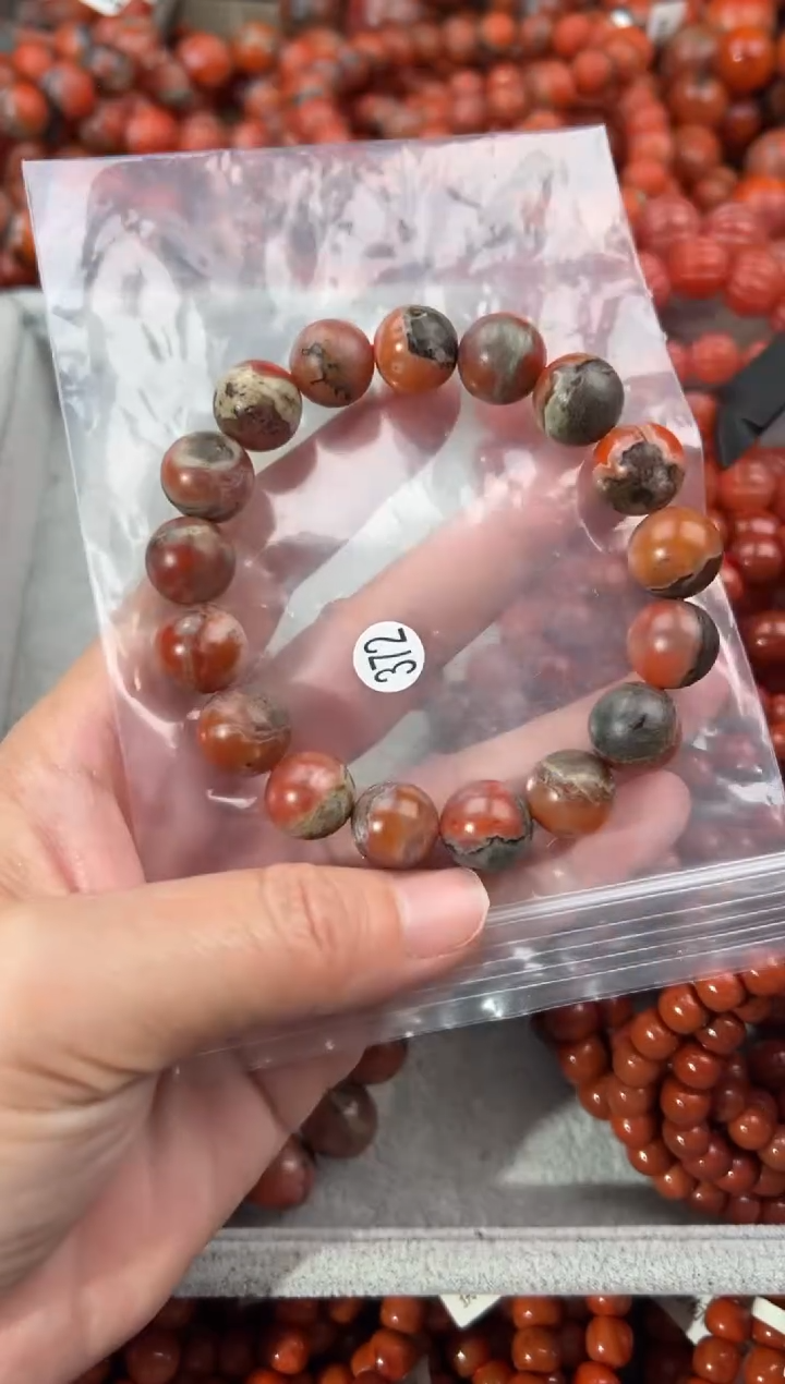 未镶嵌手串南红玛瑙12+