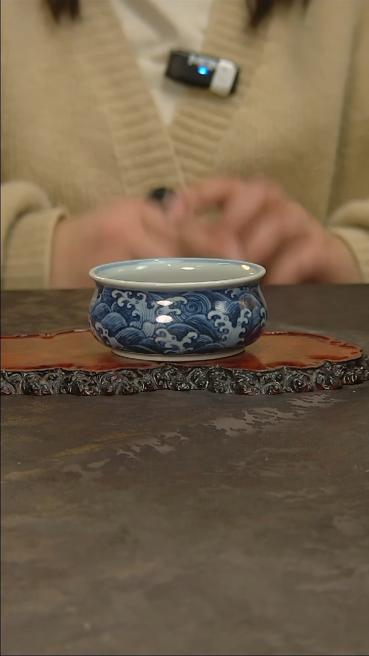 【闪购商品】景土青花手绘主人杯
