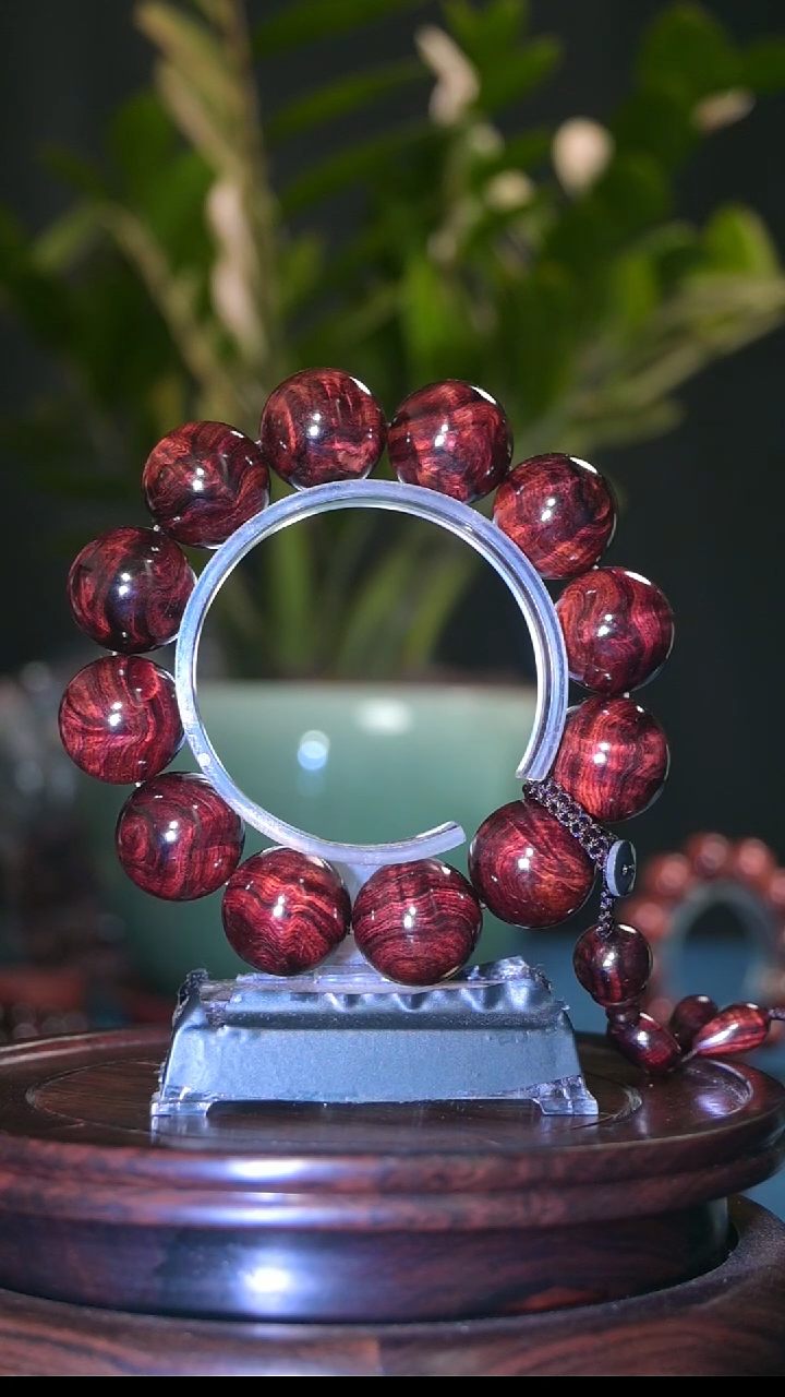 【闪购商品】黄花梨/降香黄檀手串/手链海南黄花梨老料紫油梨2.0