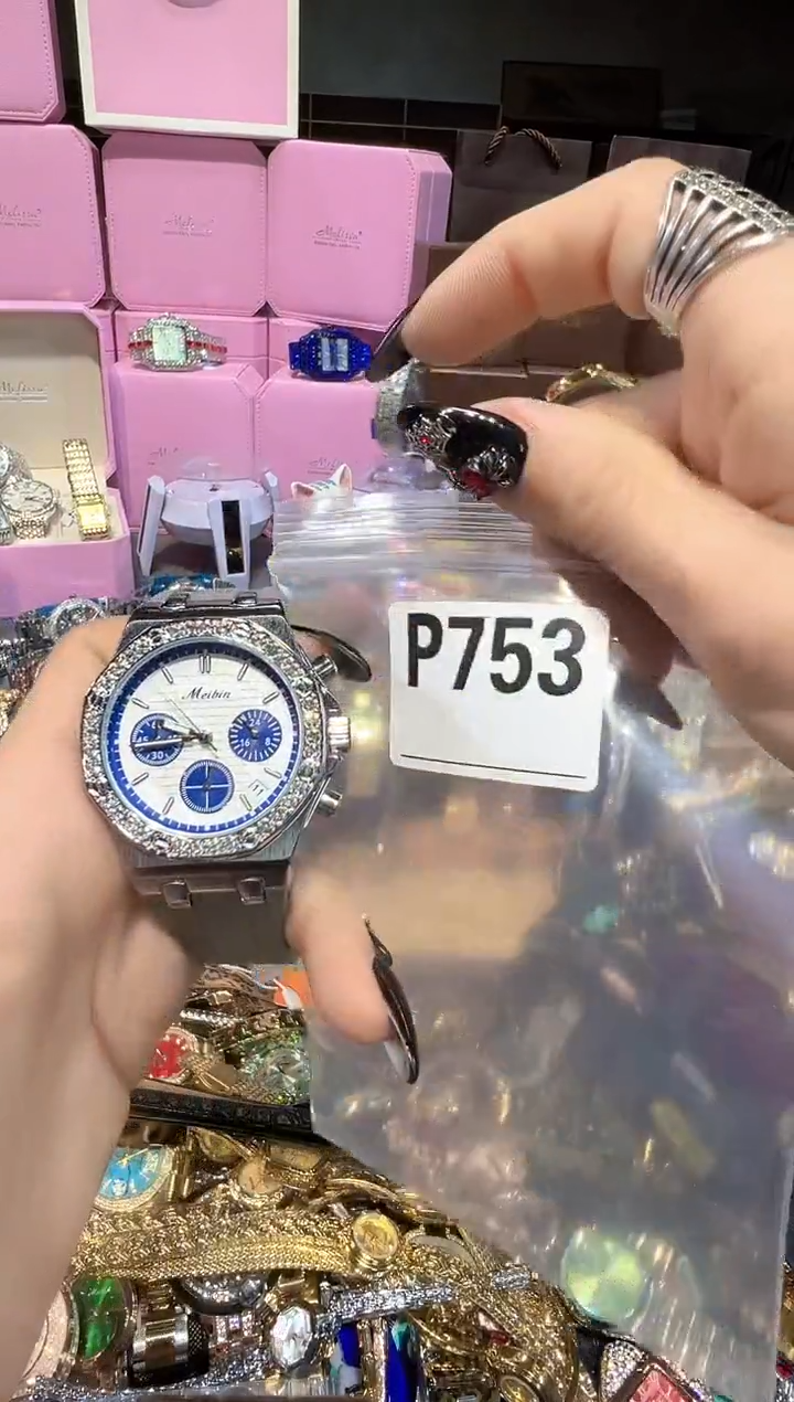 石英机芯不锈钢不锈钢直播定闪专用