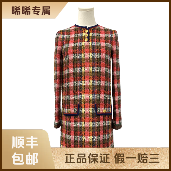 妃鱼/古驰/羊毛/连衣裙/95新/s零三一四