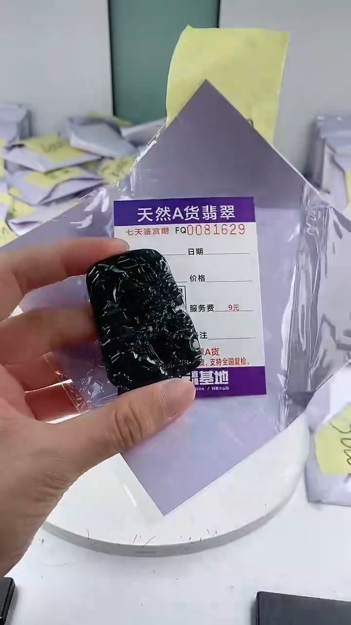 翡翠未镶嵌颈饰             