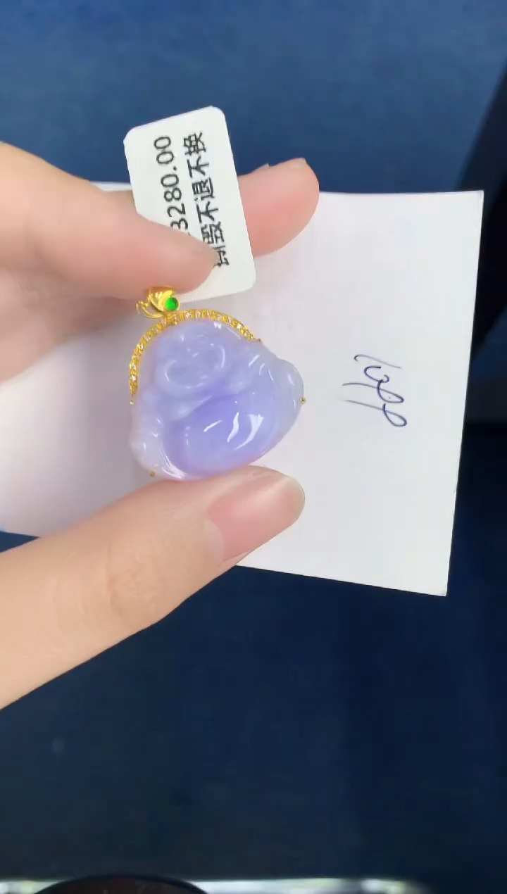 【闪购商品】翡翠颈饰18K金镶嵌000000000