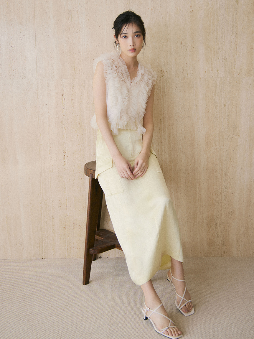 【FaFa】日系 FD “沐浴球”薄网纱外搭+吊带上衣944992561531