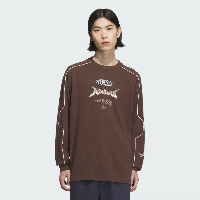 【原力场AC】阿迪达斯三叶草情侣运动宽松长袖圆领套头衫JM8038