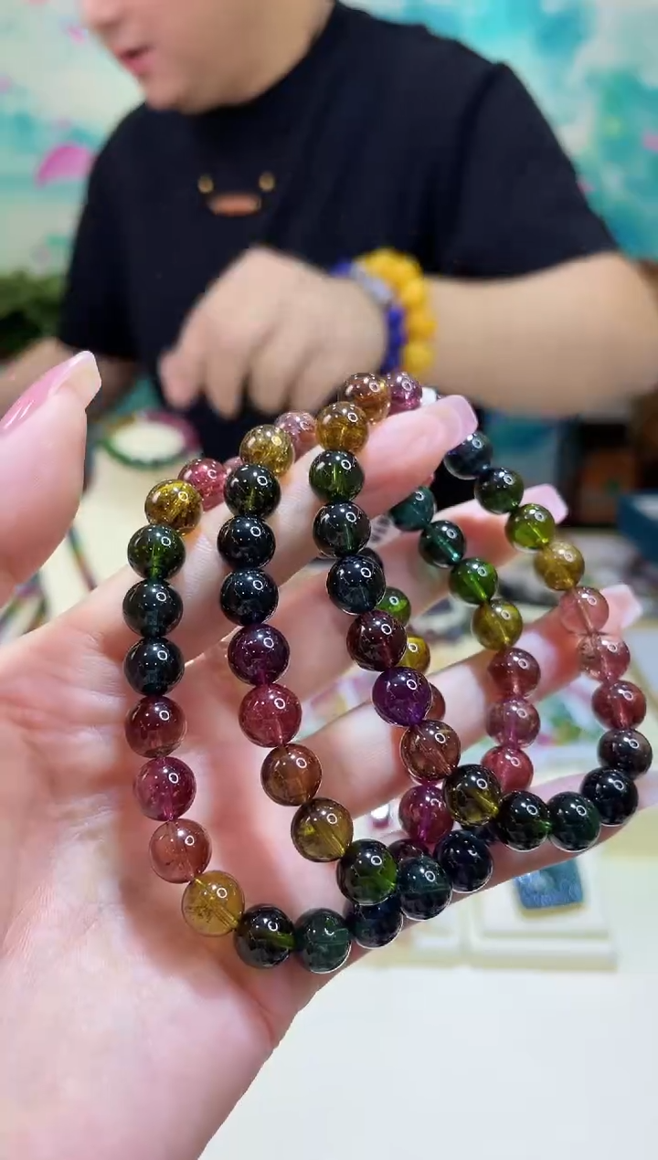 【闪购商品】碧玺手链未镶嵌多样性发一@@ZY40523045