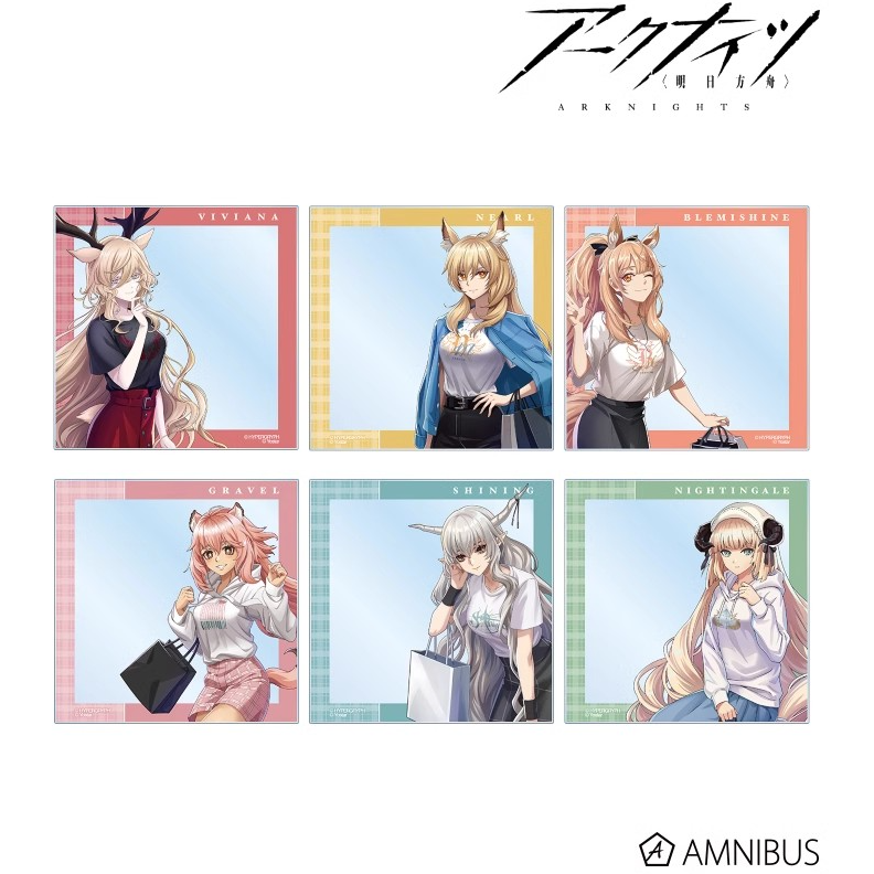 【模玩熊】明日方舟 shopping 购物 亚克力卡片 verB 现货盲盒