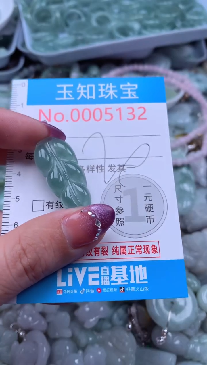 翡翠未镶嵌吊坠(不含链)5132