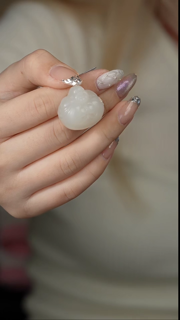 【闪购商品】和田玉（青玉）雕刻件未镶嵌P10（多样性发一件）