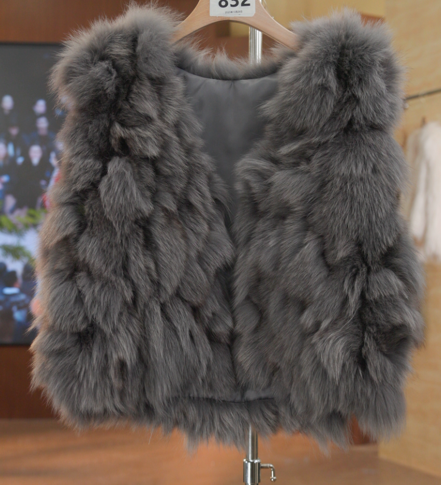 102马甲灰 秋冬常规款马甲百搭气质外套女装