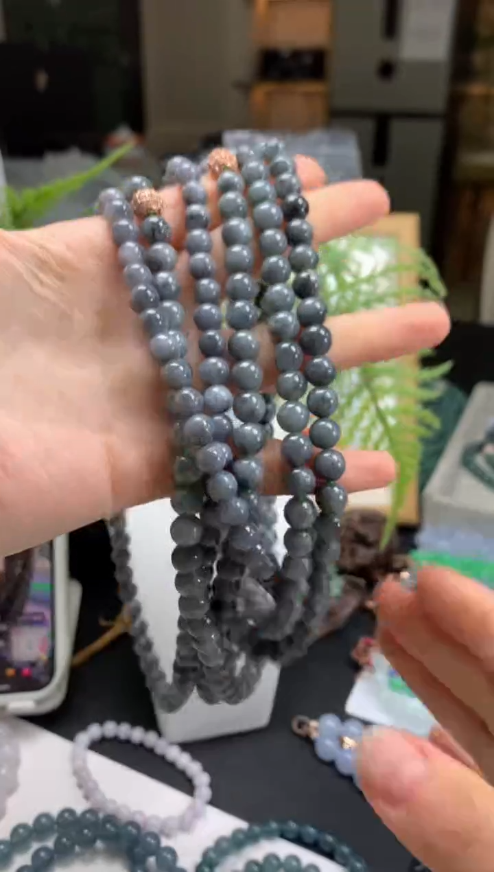 【闪购商品】翡翠项链未镶嵌珠串-92309多样性发其一