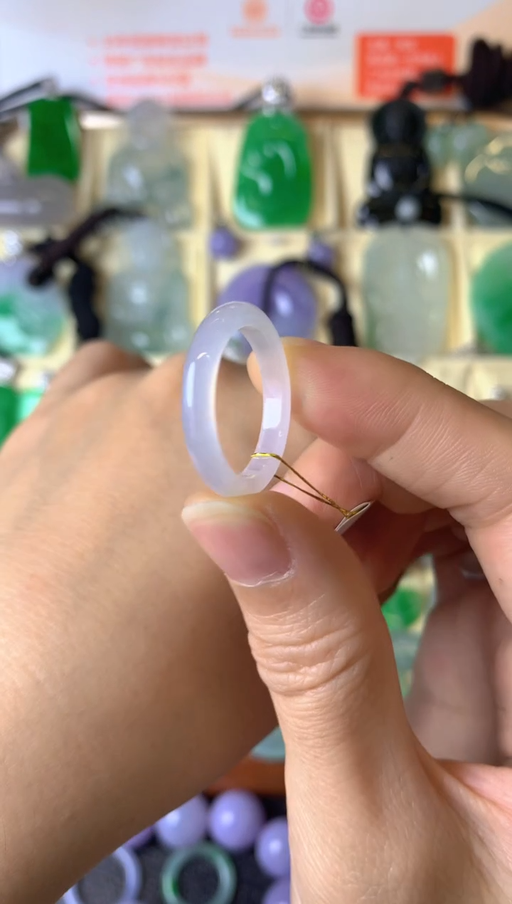 【闪购商品】翡翠戒圈未镶嵌成品戒圈