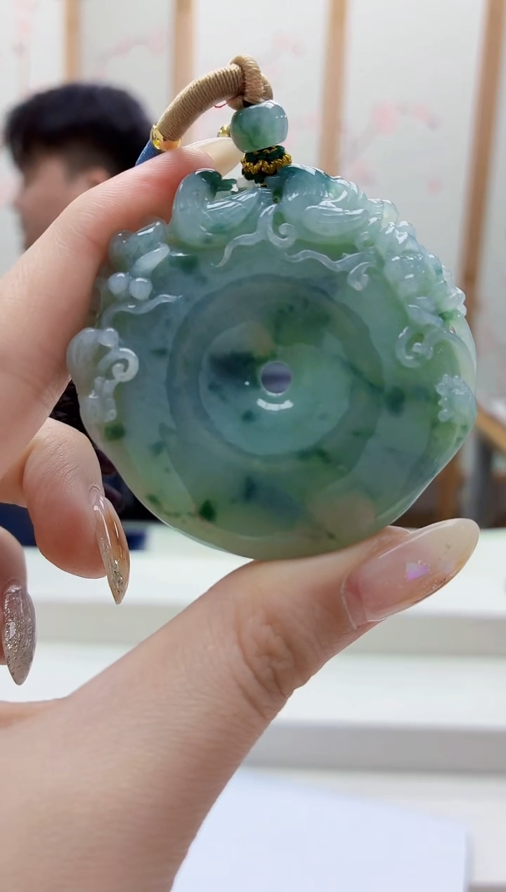 未镶嵌定制翡翠5060jw-毛货挂件30