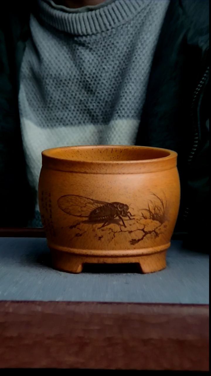 紫砂花盆10.5*9内径尺寸