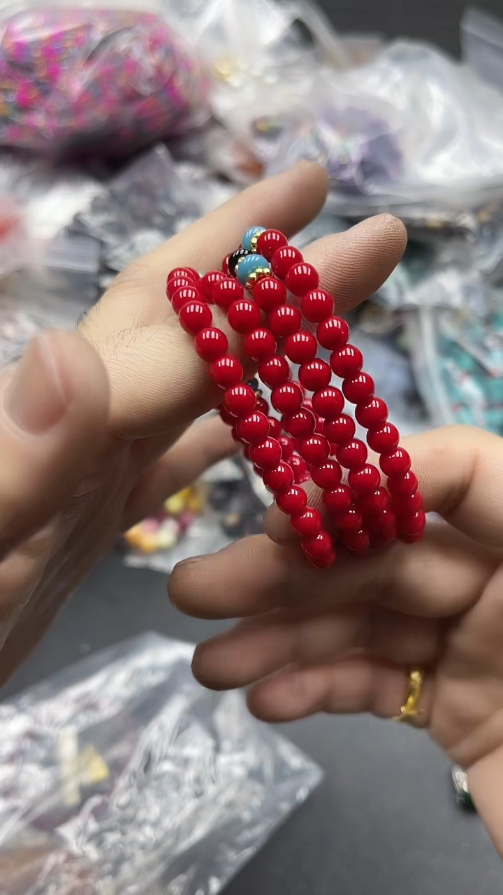 【闪购商品】硅化珊瑚颈饰未镶嵌41