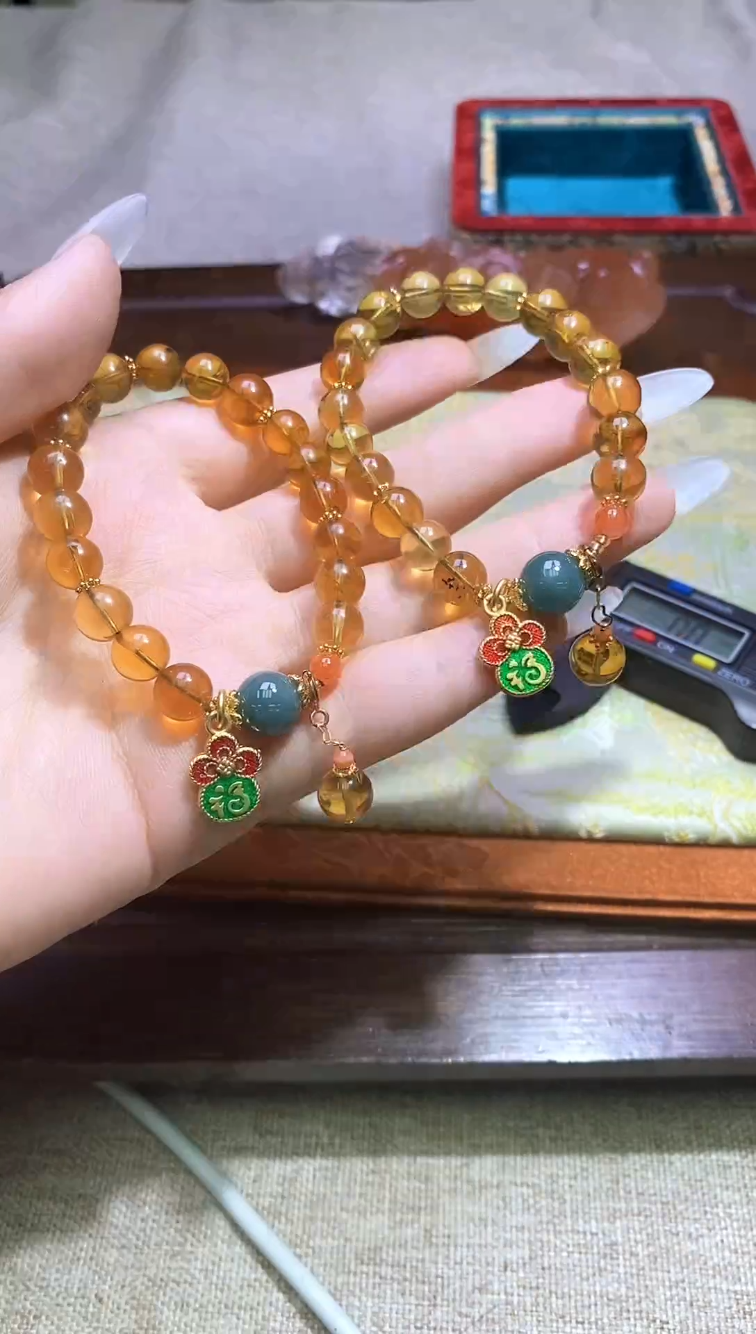 未镶嵌琥珀手链生肖鸡多样性发一件551