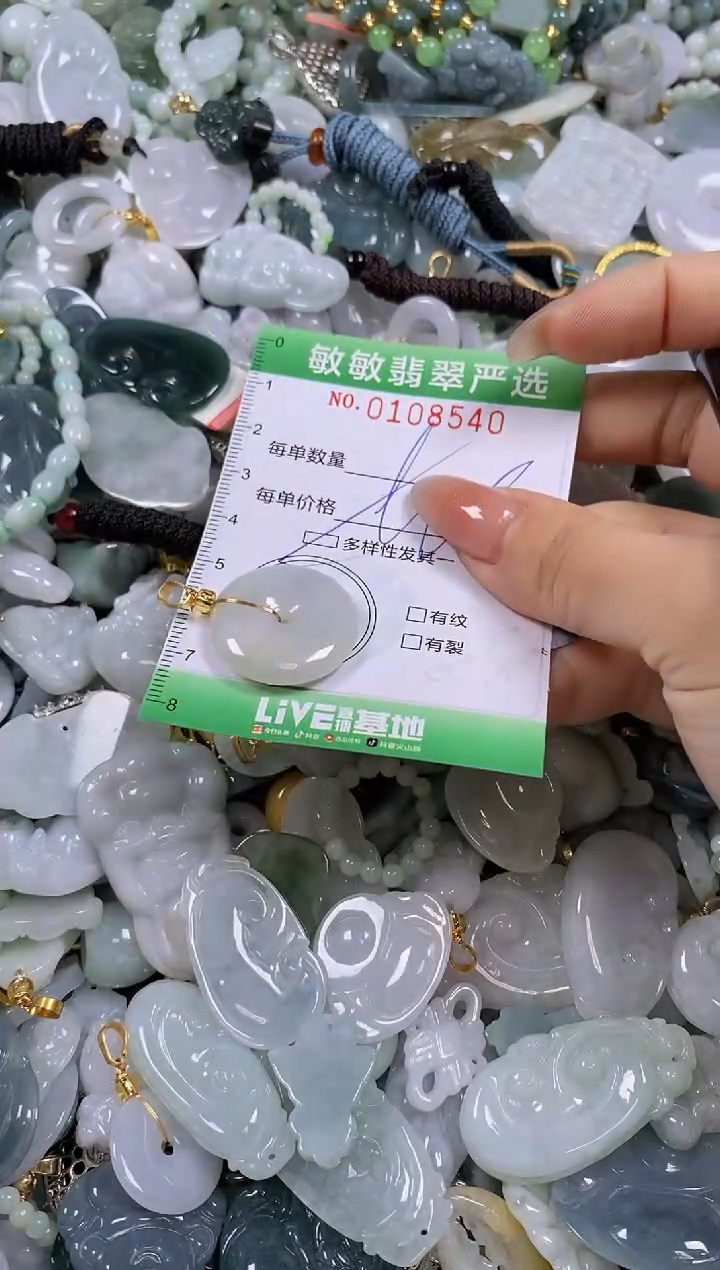 【闪购商品】翡翠颈饰未镶嵌闪购0108540多样性发其一